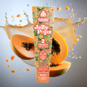 Papaya Melonz | Sativa | 2.5g Jelly Popz Exotic THC-A Pre-Rolls
