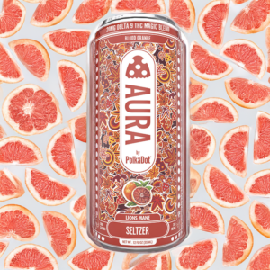 Blood Orange 20mg D9 THC Magic Blend Seltzer