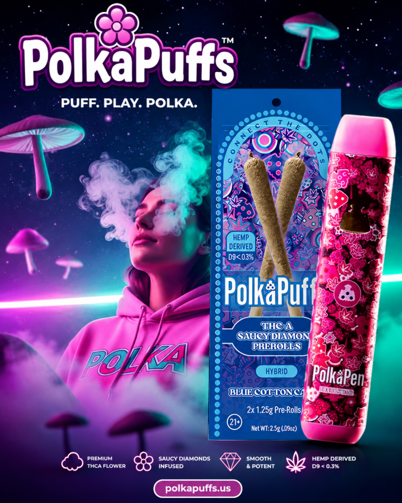 polka puffs disposable